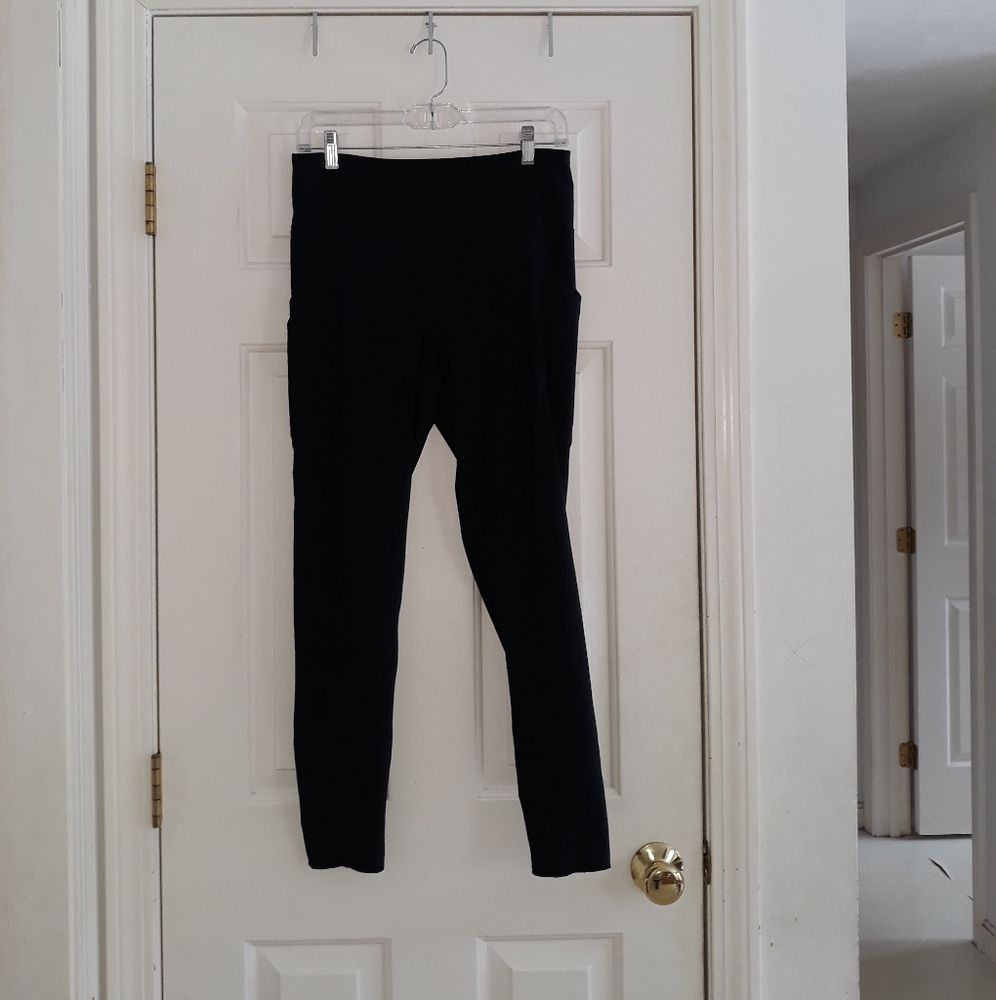 Black High Waist Marika Workout Pants Size L